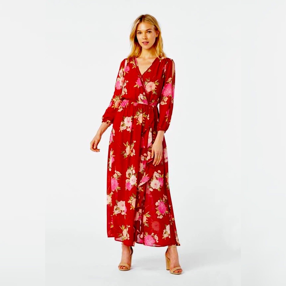 Floral maxi dress
